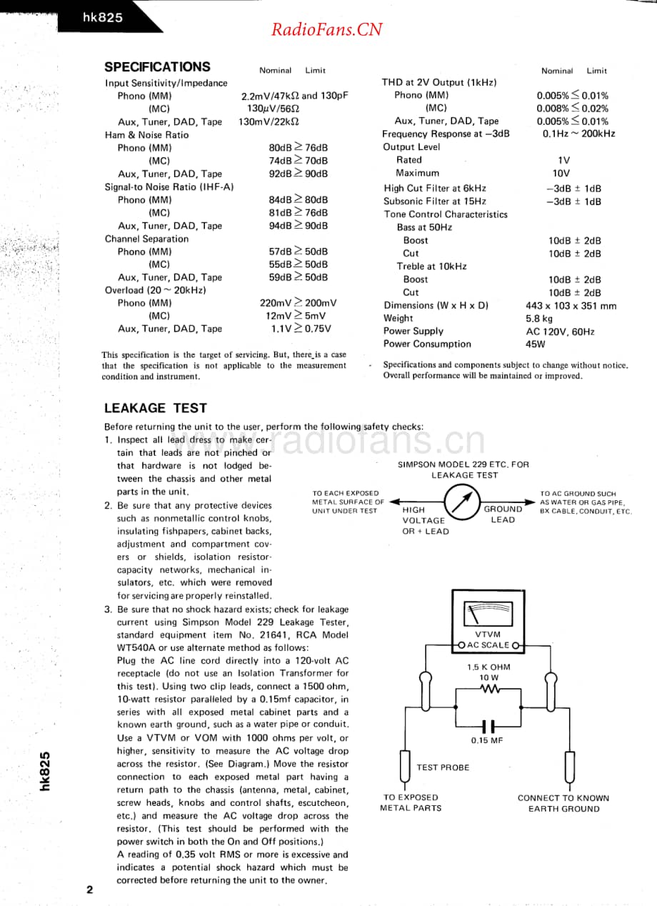 HarmanKardon-HK825-pre-sm维修电路原理图.pdf_第2页