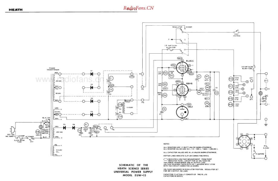 Heathkit-EUW15-psu-sch维修电路原理图.pdf_第2页