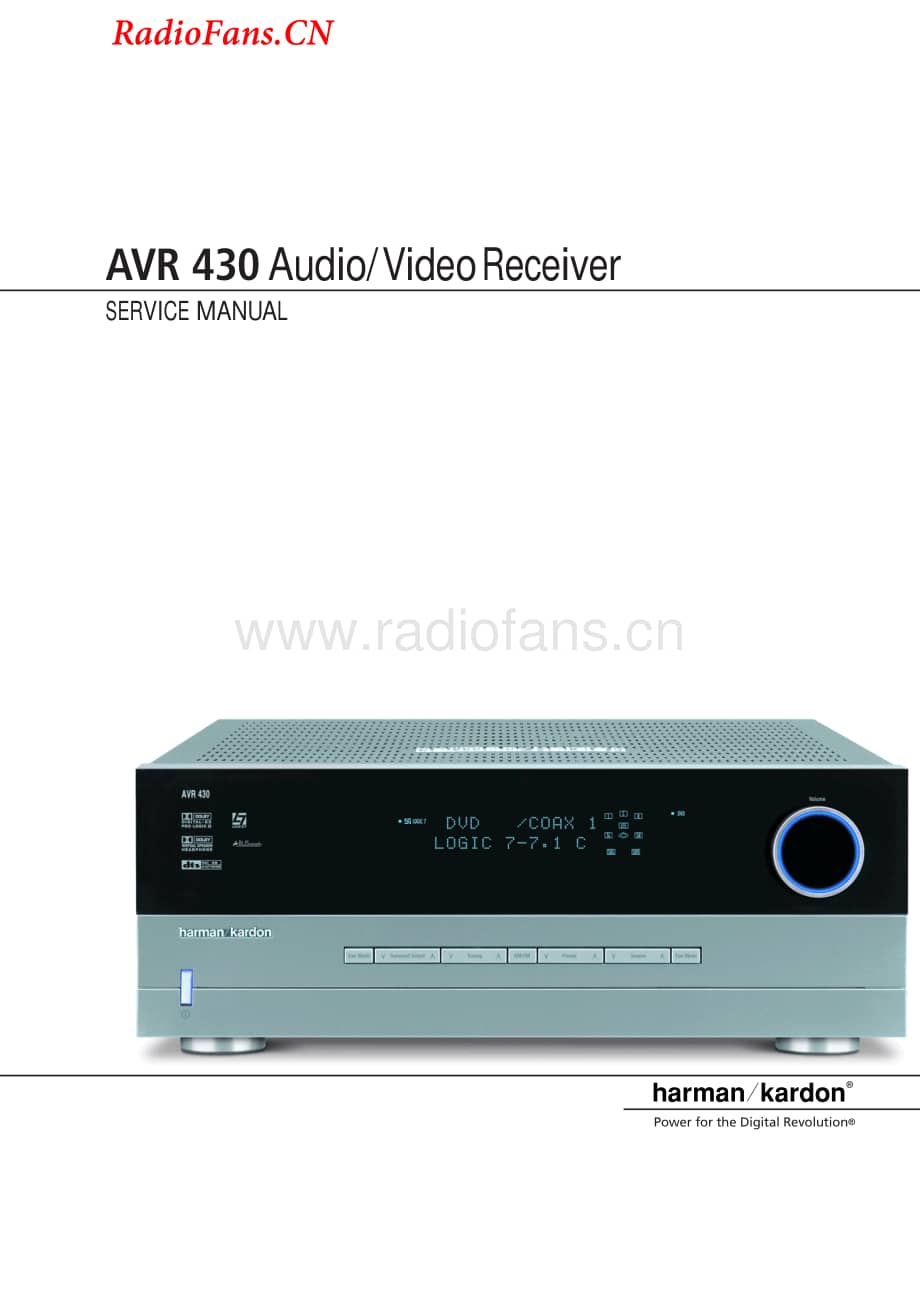 HarmanKardon-AVR430-avr-sm2维修电路图 手册.pdf_第1页