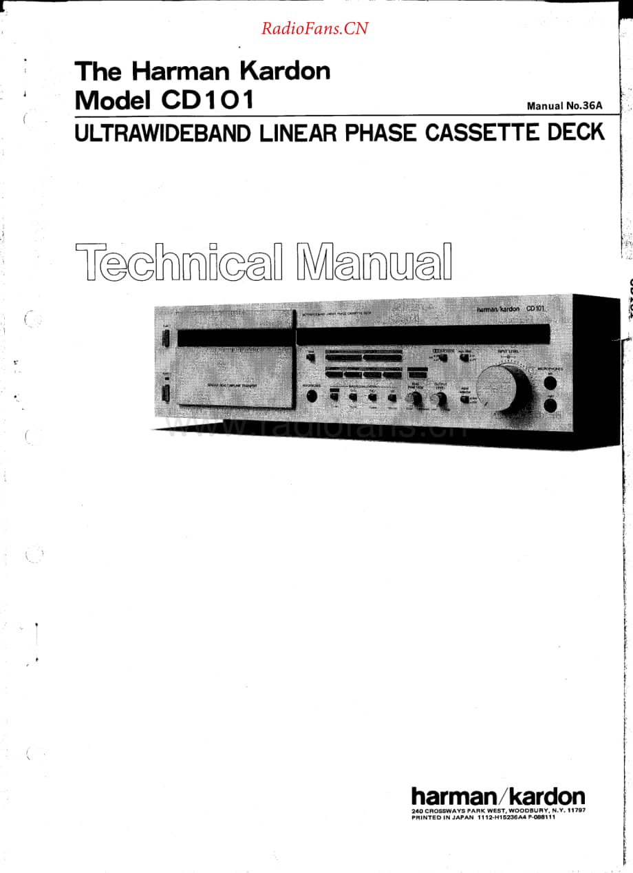 HarmanKardon-CD101-tape-sm维修电路原理图.pdf_第1页