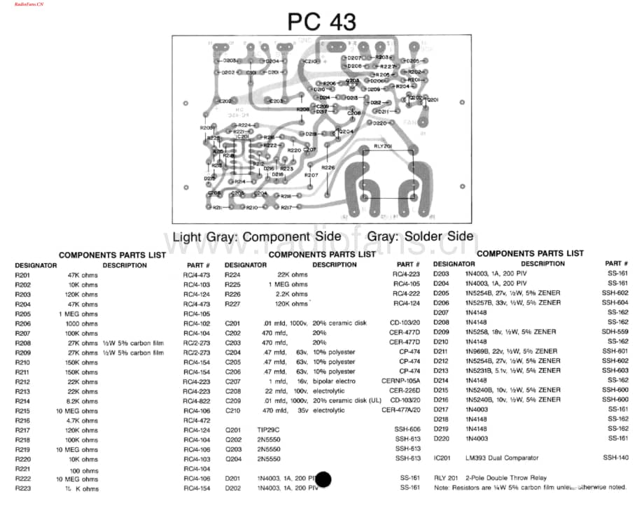 Hafler-XL600-pwr-sch维修电路图 手册.pdf_第1页