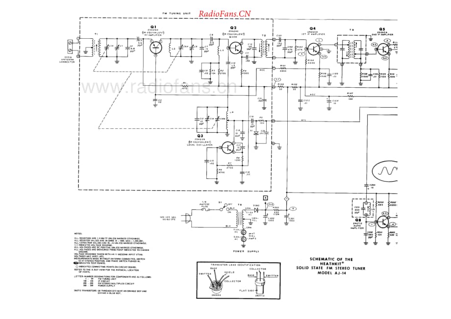 Heathkit-AJ14-tun-sch1维修电路原理图.pdf_第1页