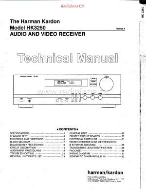 HarmanKardon-HK3250-avr-sm维修电路原理图.pdf