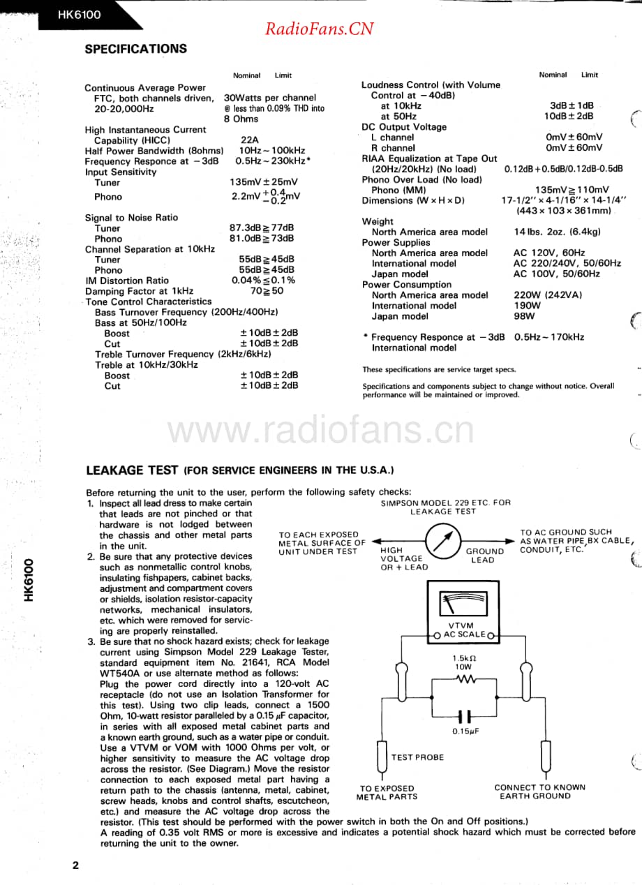 HarmanKardon-HK6100-int-sm维修电路原理图.pdf_第2页