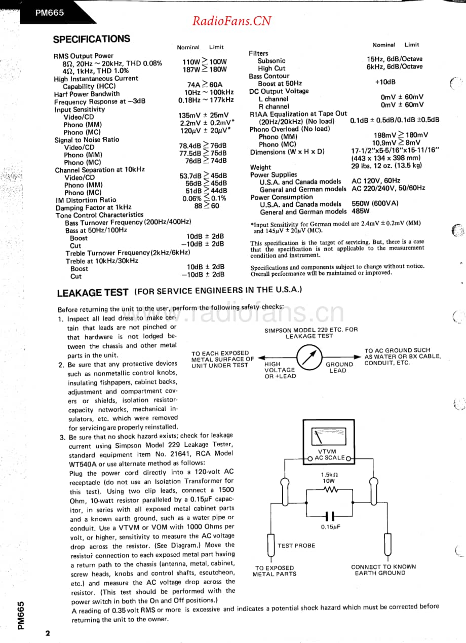 HarmanKardon-PM665-int-sm维修电路原理图.pdf_第2页