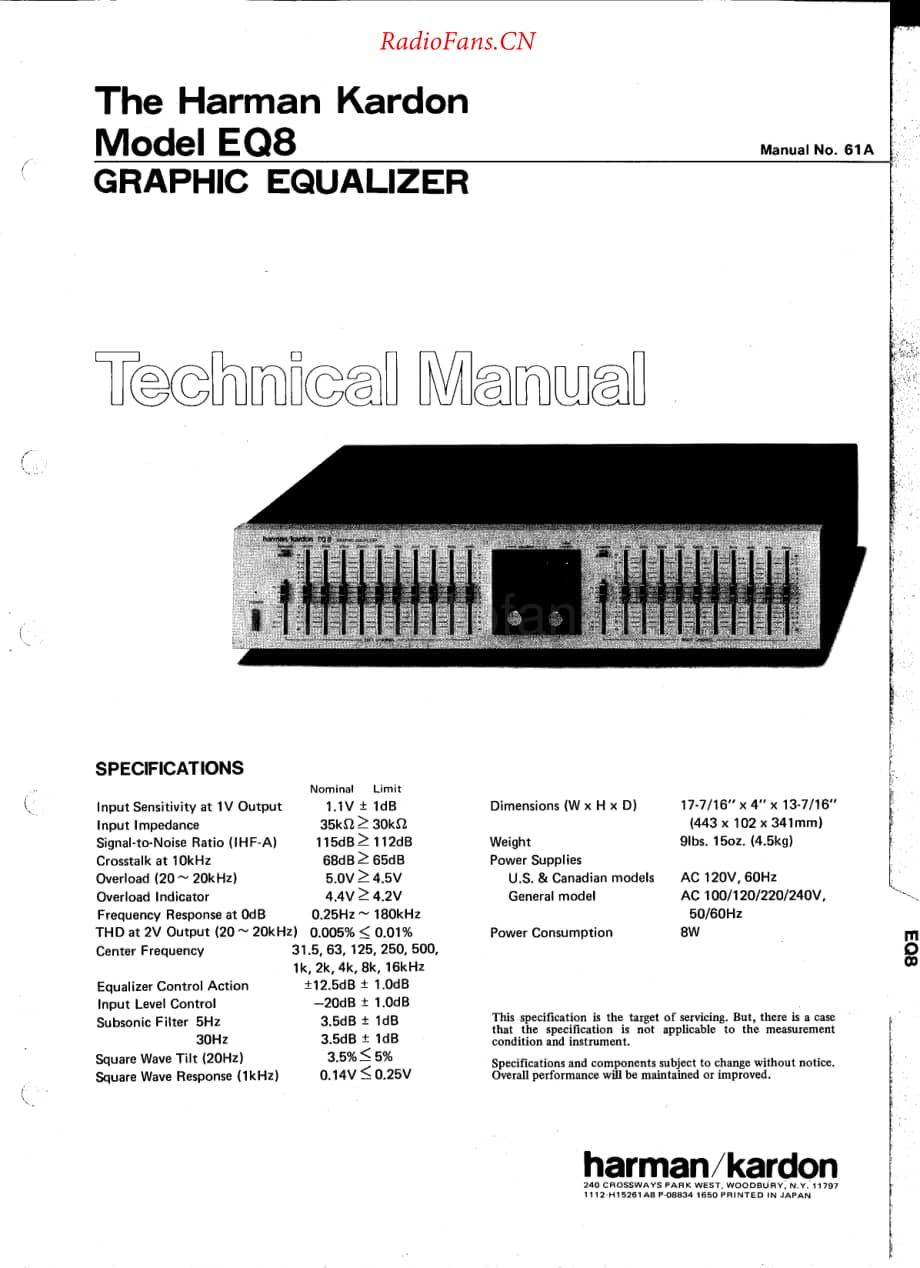 HarmanKardon-EQ8-eq-sm维修电路原理图.pdf_第1页