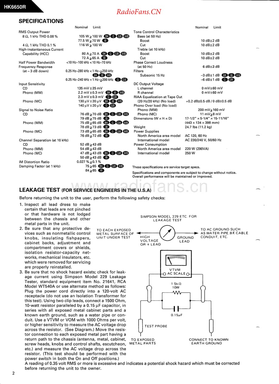 HarmanKardon-HK6650R-int-sm维修电路原理图.pdf_第2页