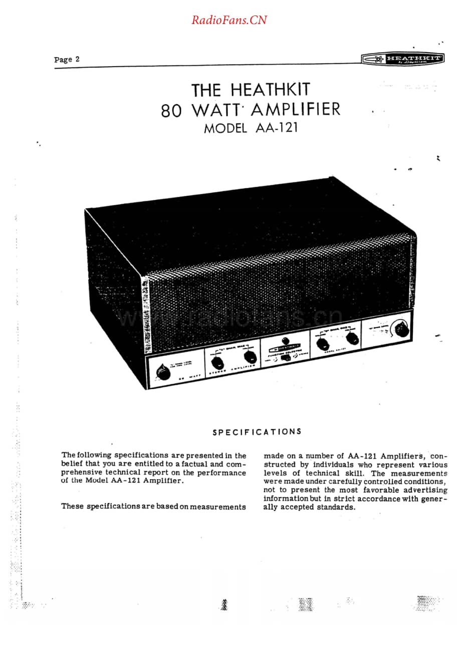 Heathkit-AA121-int-sm维修电路原理图.pdf_第2页