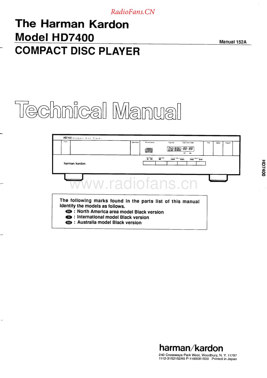 HarmanKardon-HD7400-cd-sm维修电路原理图.pdf_第1页