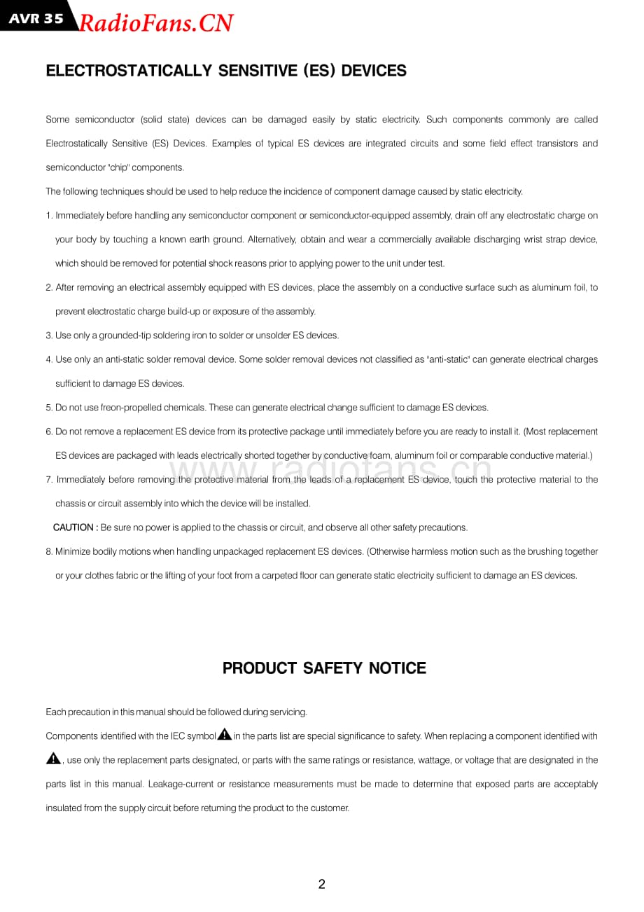 HarmanKardon-AVR35-avr-sm1维修电路图 手册.pdf_第2页