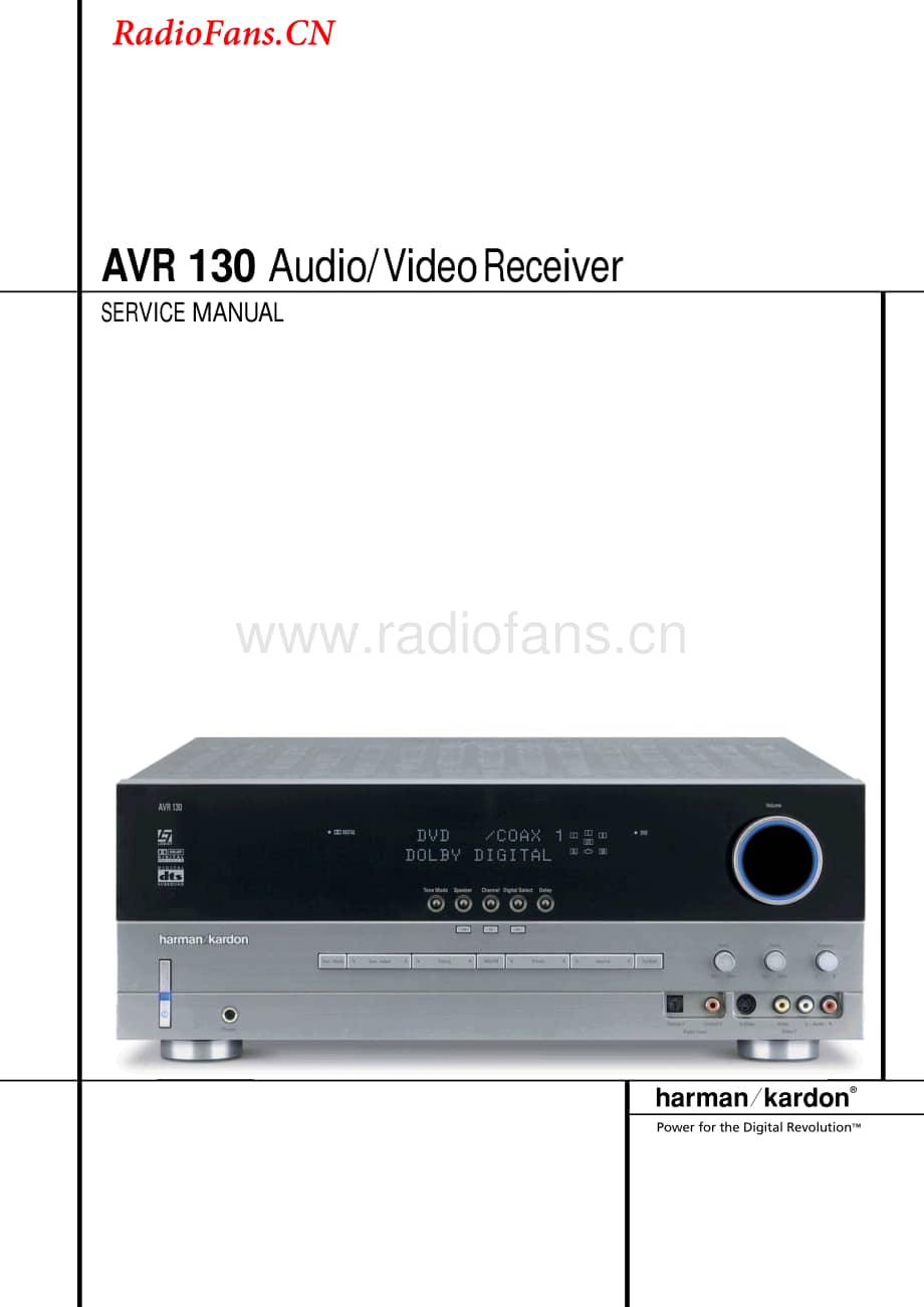 HarmanKardon-AVR130-av-sm维修电路图 手册.pdf_第1页