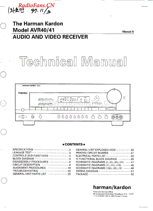 HarmanKardon-AVR40-avr-sm维修电路图 手册.pdf