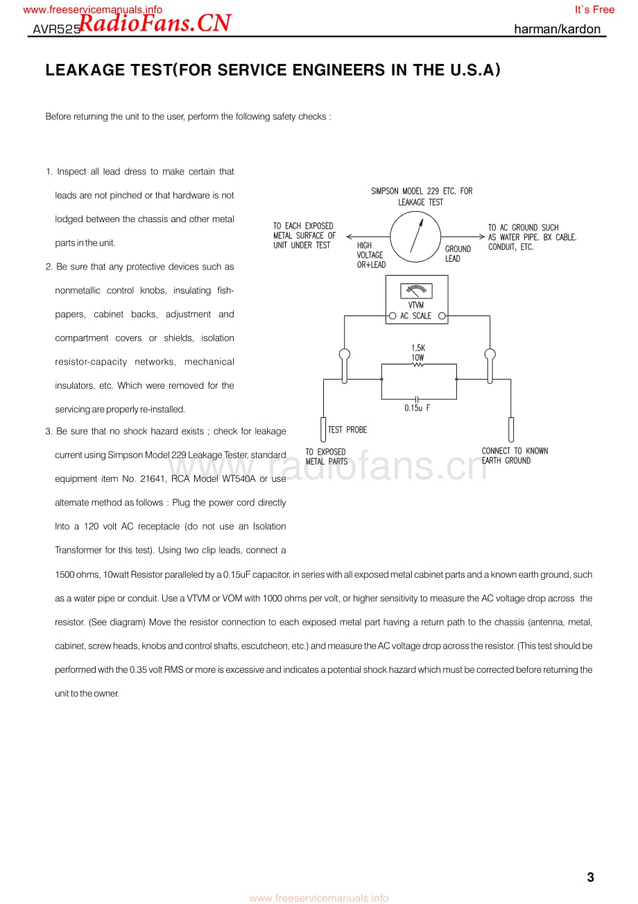 HarmanKardon-AVR525-avr-sm维修电路图 手册.pdf_第3页