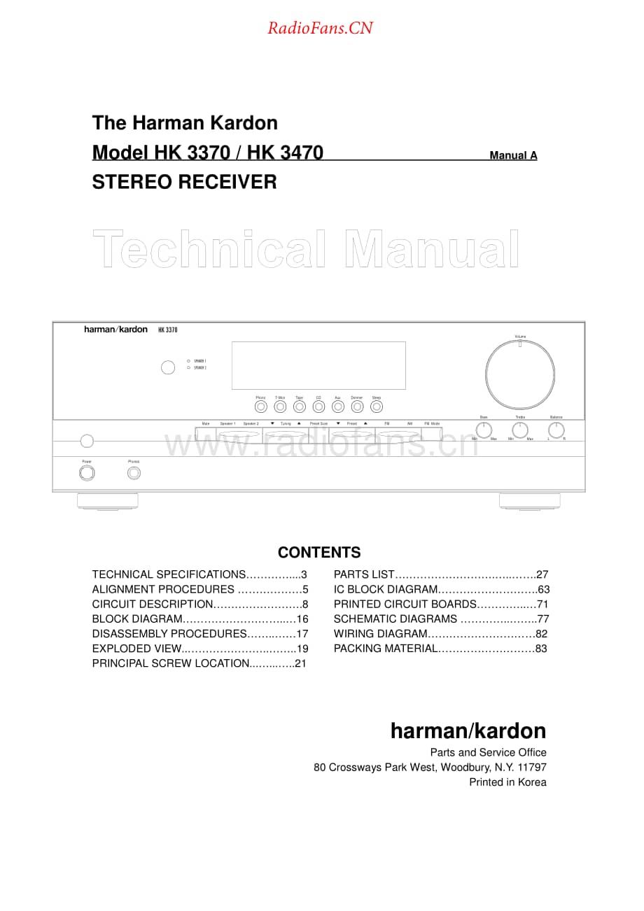 HarmanKardon-HK3470-rec-sm1维修电路原理图.pdf_第1页