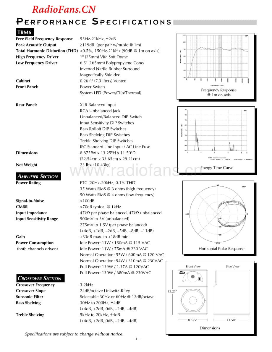 Hafler-TRM6-mon-sm维修电路图 手册.pdf_第3页