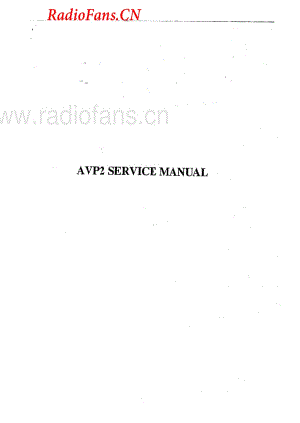 HarmanKardon-AVP2-dsp-sm维修电路图 手册.pdf