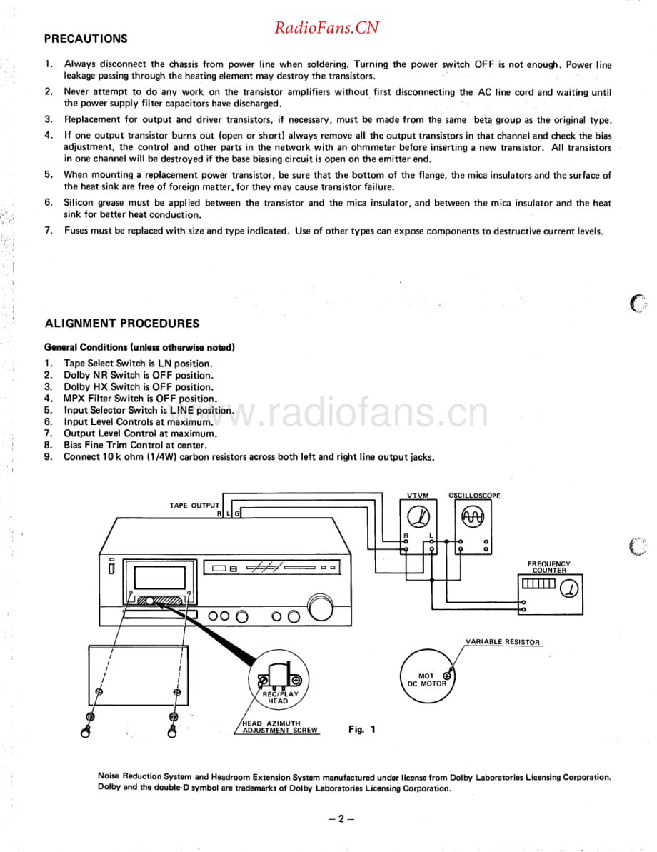 HarmanKardon-HK200XM-tape-sm维修电路原理图.pdf_第2页