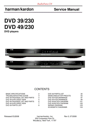 HarmanKardon-DVD39.230-cd-sm维修电路原理图.pdf