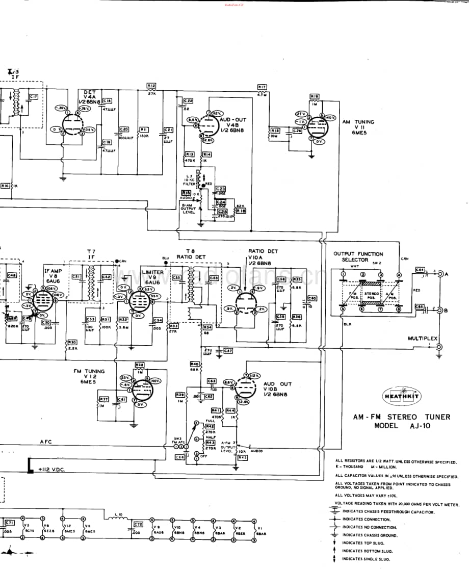 Heathkit-AJ10-tun-sch维修电路原理图.pdf_第2页