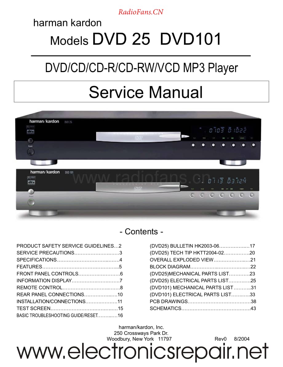 HarmanKardon-DVD101-cd-sm维修电路原理图.pdf_第1页