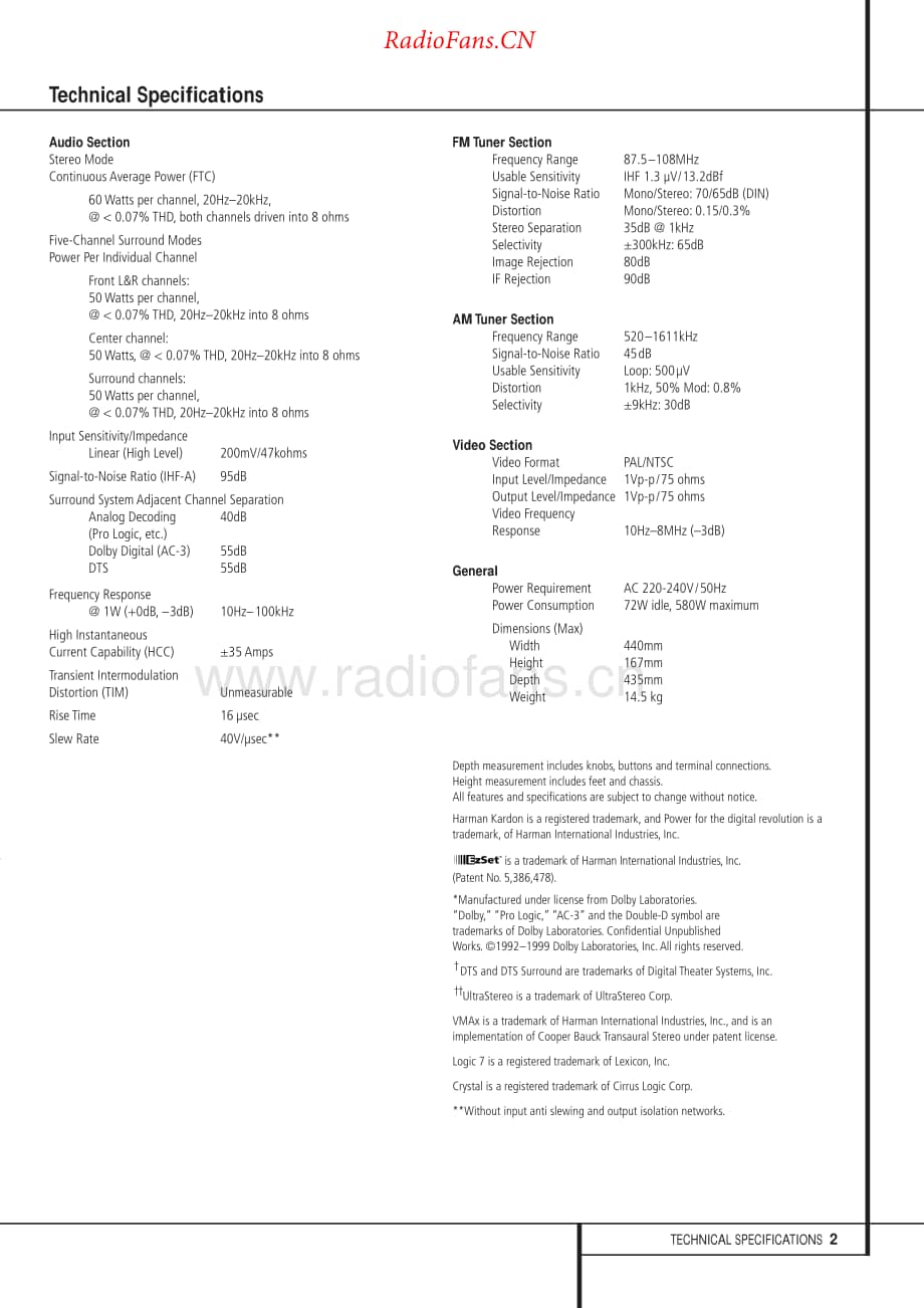 HarmanKardon-AVR4000RDS-avr-sm维修电路原理图.pdf_第2页