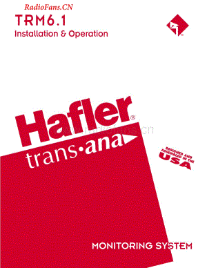 Hafler-TRM6-1-mon-sm维修电路图 手册.pdf