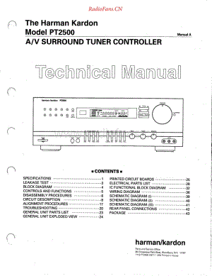 HarmanKardon-PT2500-tun-sm维修电路原理图.pdf