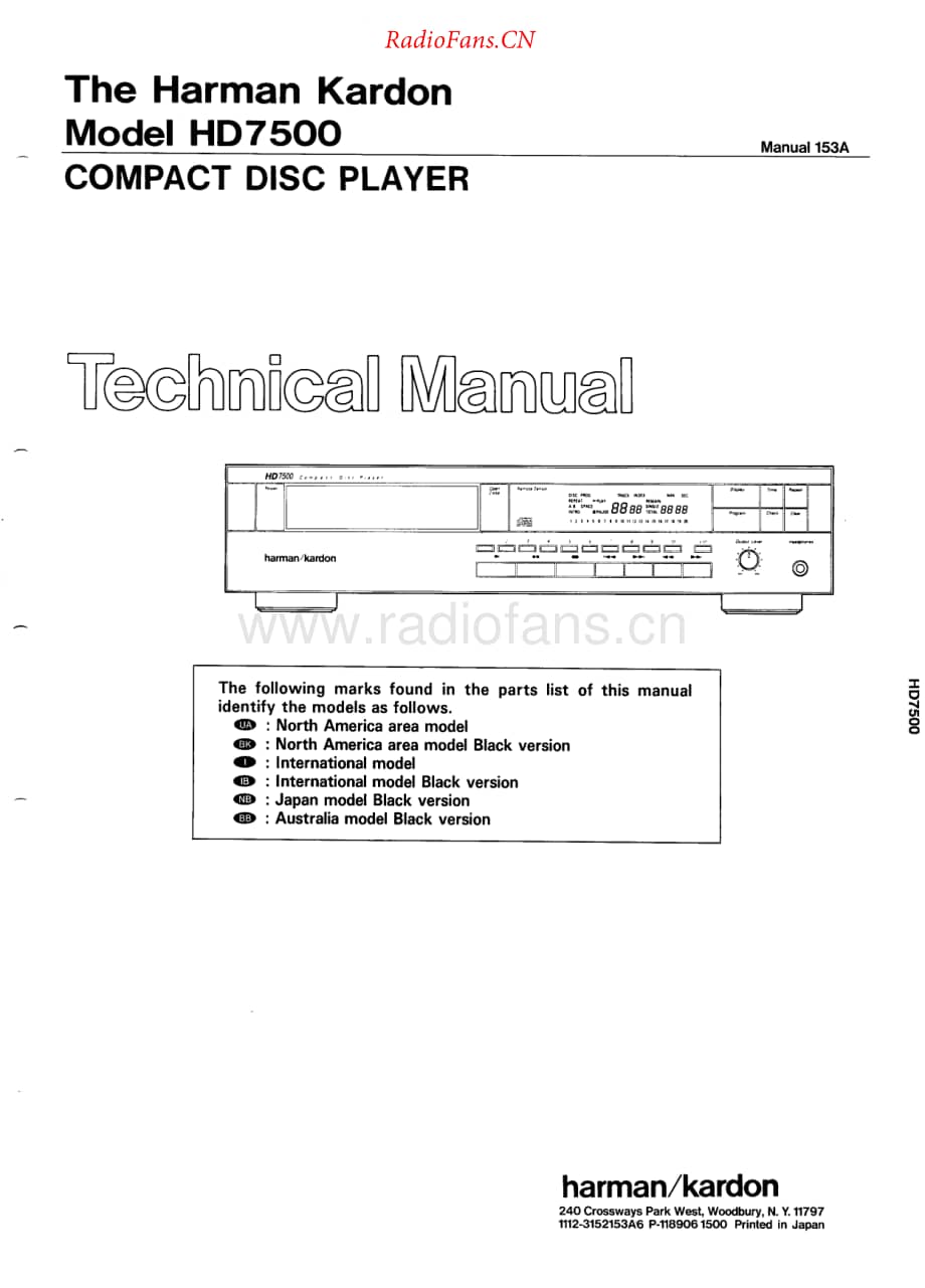 HarmanKardon-HD7500-cd-sm维修电路原理图.pdf_第1页