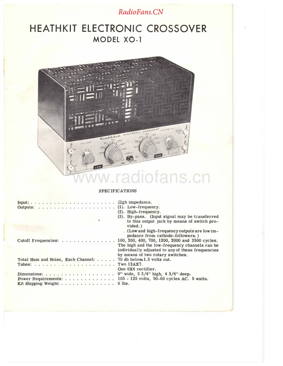 Heathkit-XO1-xo-sm维修电路原理图.pdf_第3页