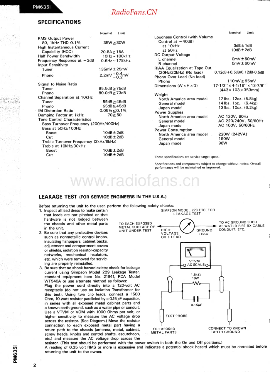 HarmanKardon-PM635I-int-sm维修电路原理图.pdf_第2页