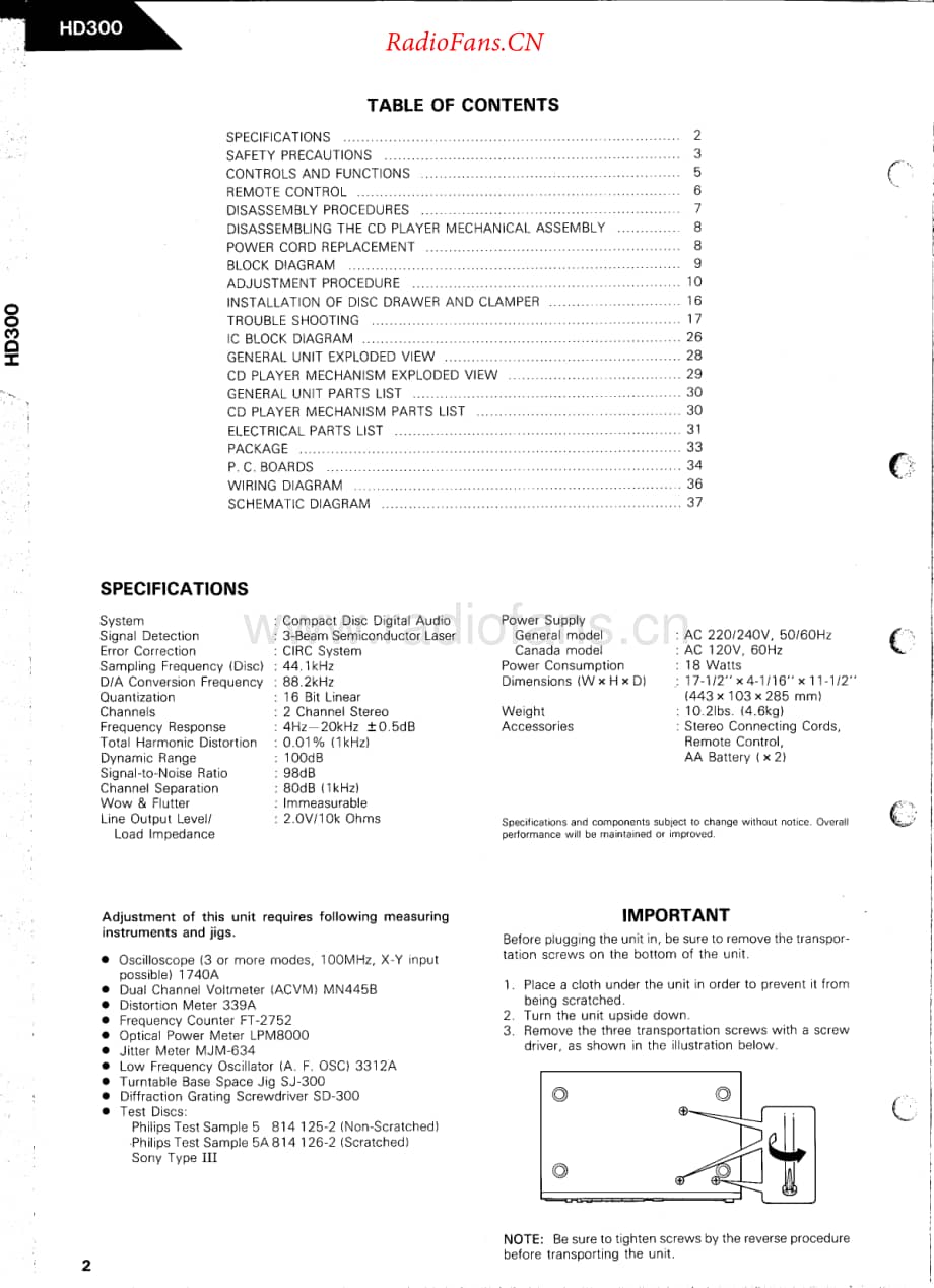 HarmanKardon-HD300-cd-sm维修电路原理图.pdf_第2页