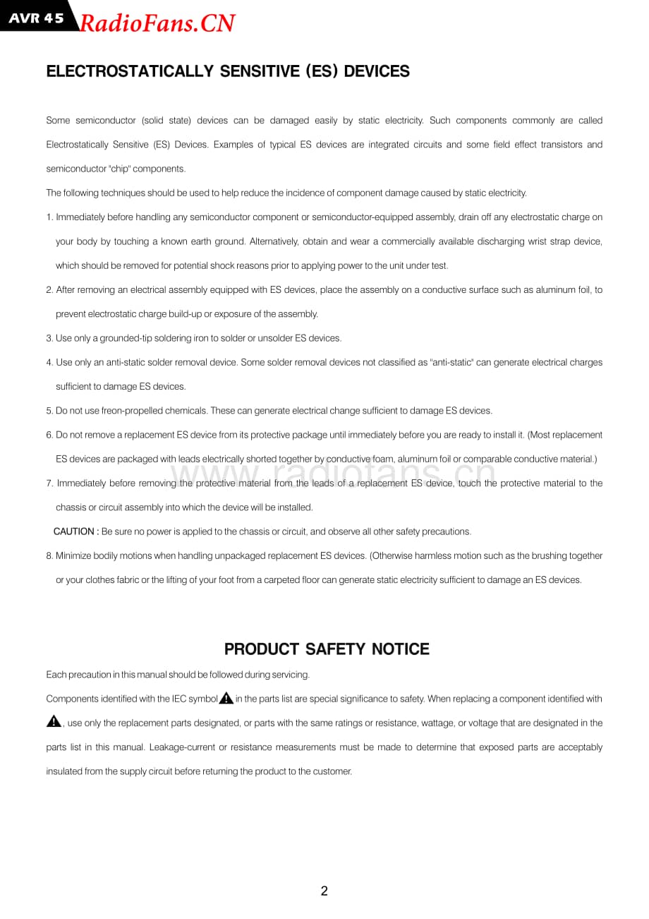 HarmanKardon-AVR45-avr-sm维修电路图 手册.pdf_第2页