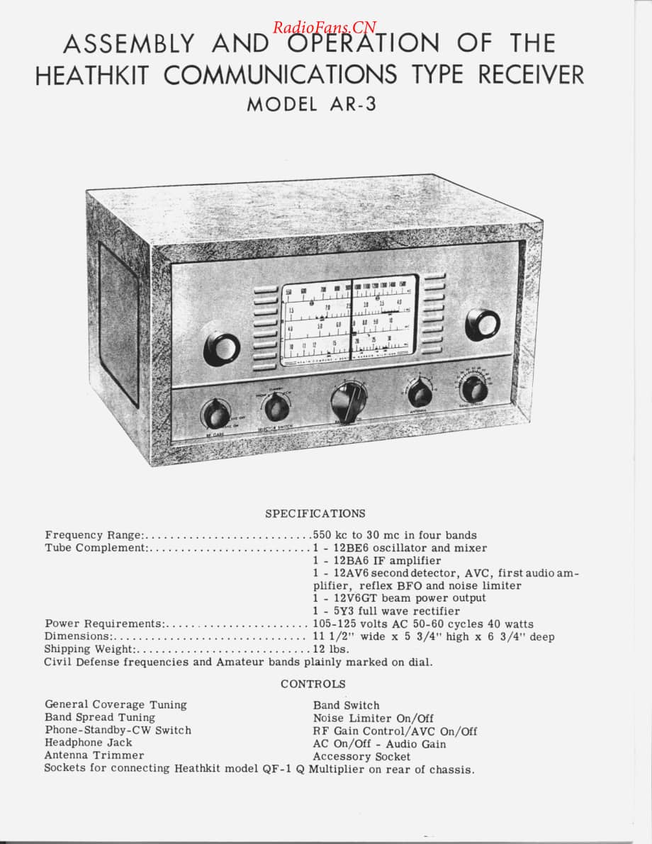 Heathkit-AR3-rec-sm维修电路原理图.pdf_第2页