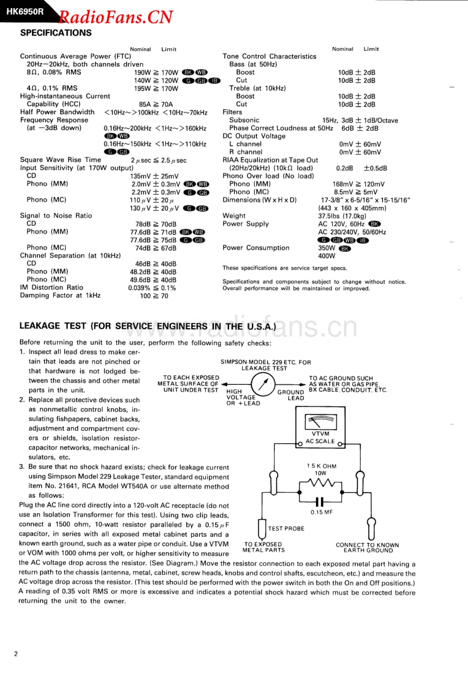 HarmanKardon-6950-int-sm维修电路图 手册.pdf_第2页