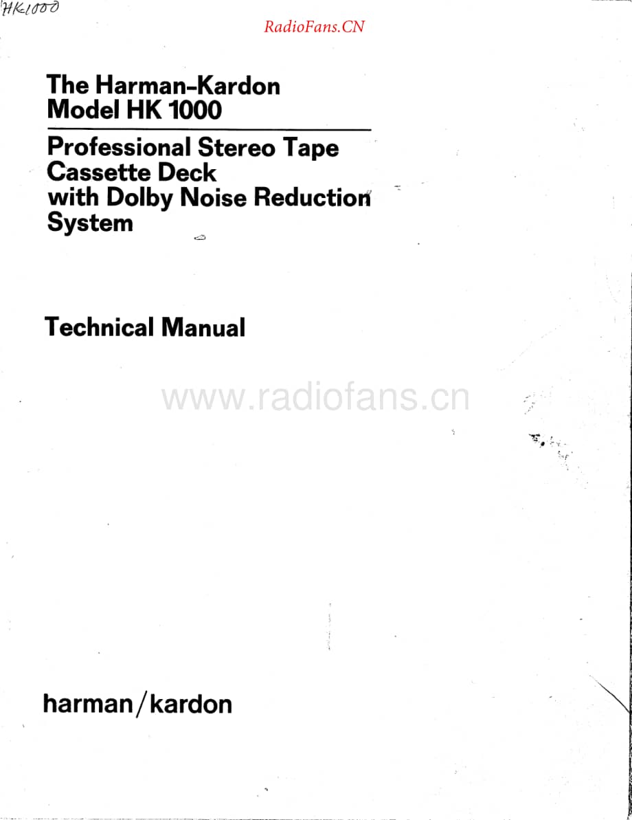 HarmanKardon-HK1000-tape-sm维修电路原理图.pdf_第1页