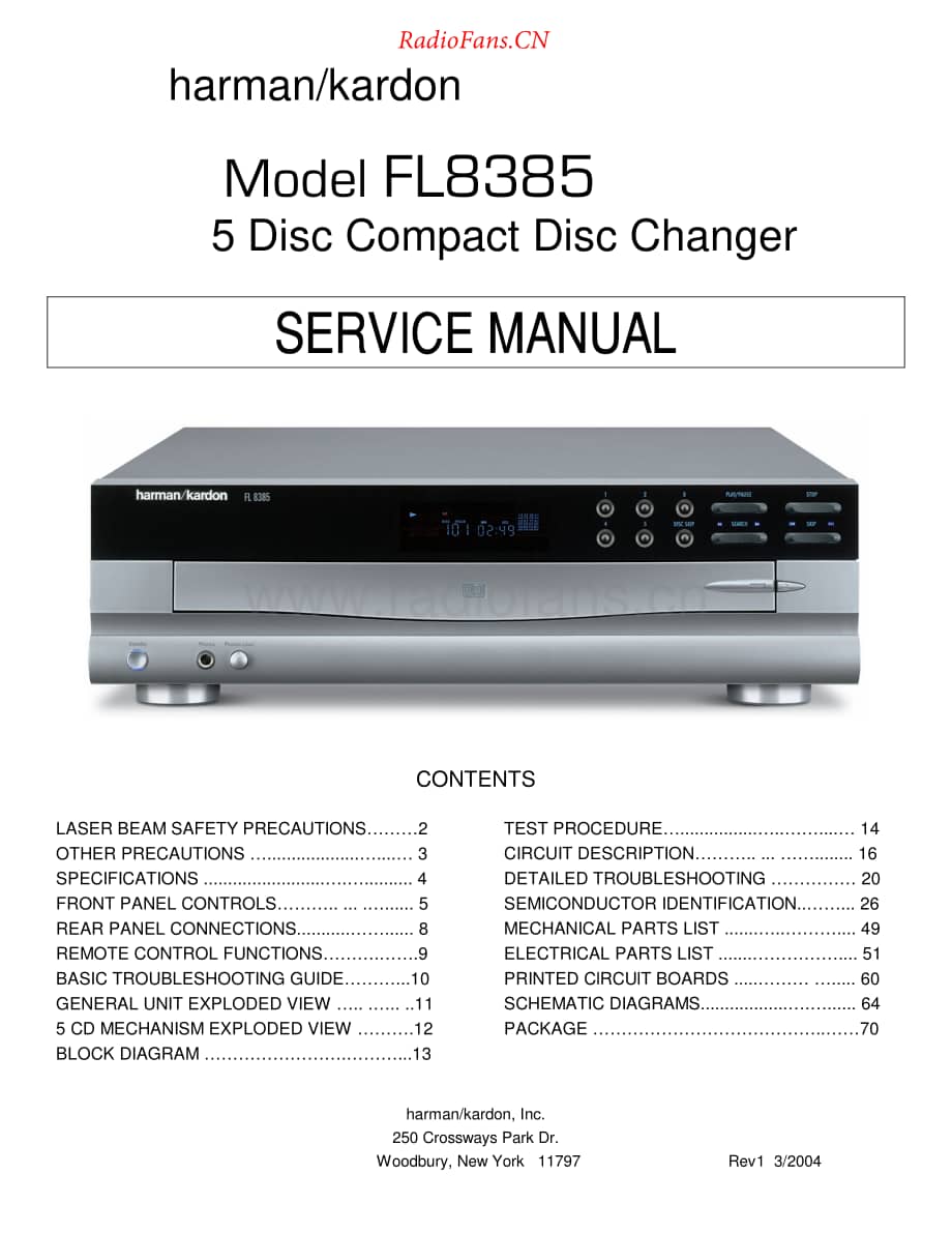 HarmanKardon-FL8385-cd-sm维修电路原理图.pdf_第1页