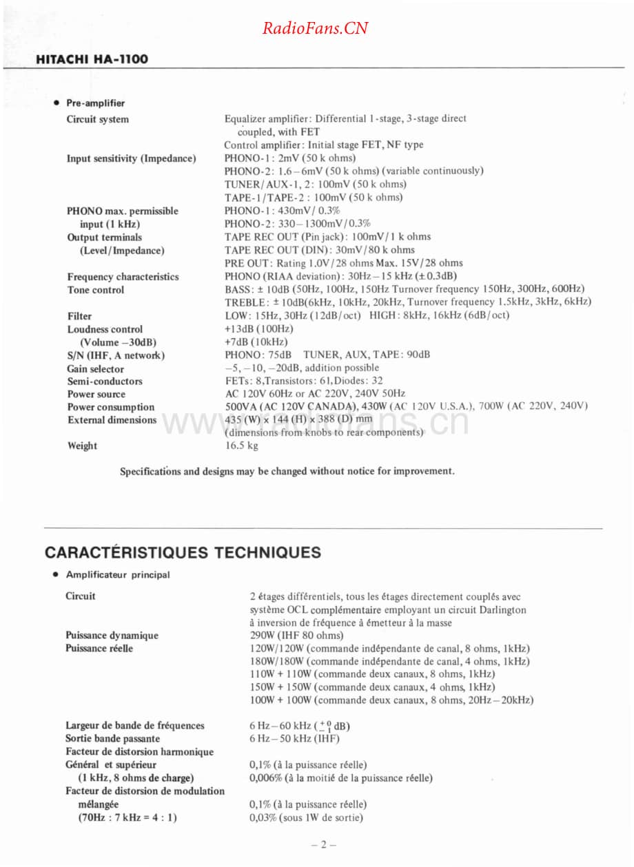 Hitachi-HA1100-int-sm维修电路原理图.pdf_第2页