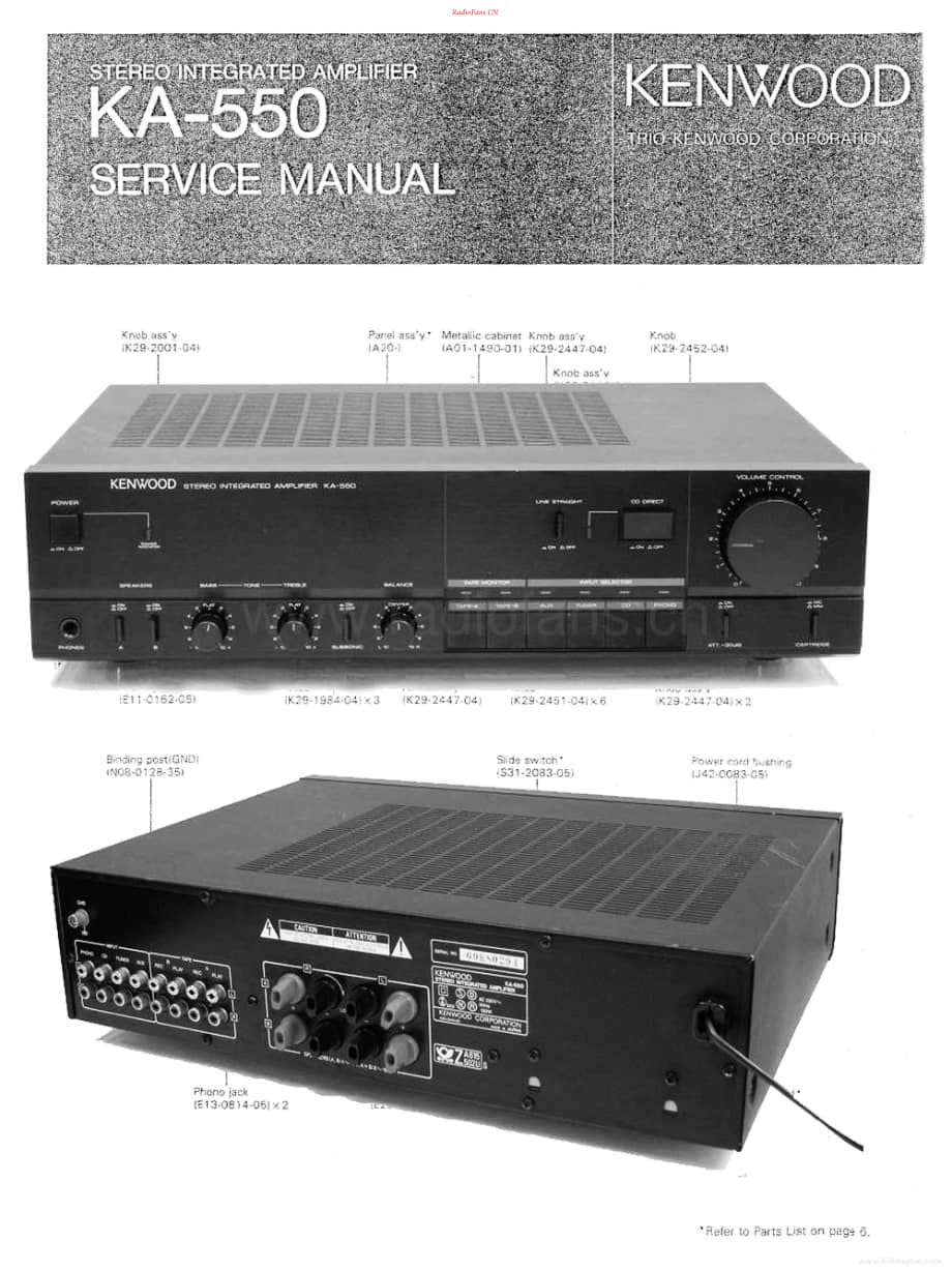 Kenwood-KA550-int-sm维修电路原理图.pdf_第1页