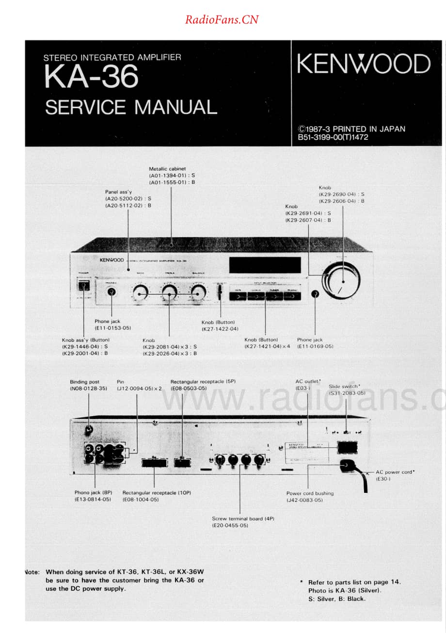 Kenwood-KA36-int-sm维修电路原理图.pdf_第1页