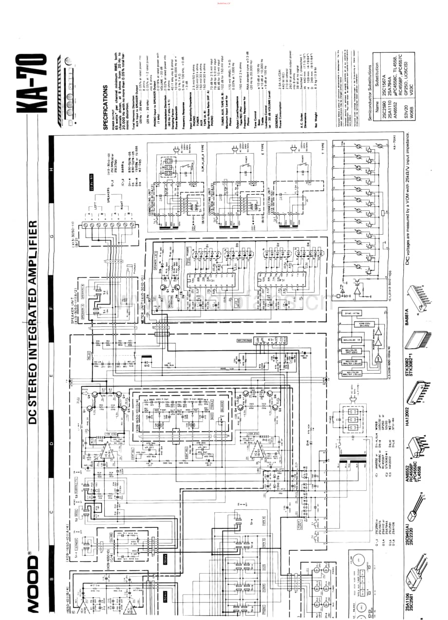 Kenwood-KA70-int-sch维修电路原理图.pdf_第1页