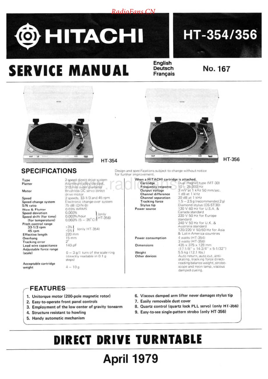 Hitachi-HT354-tt-sm维修电路原理图.pdf_第1页