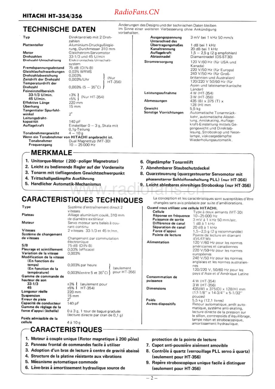 Hitachi-HT356-tt-sm维修电路原理图.pdf_第2页