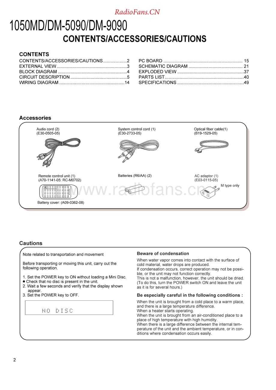 Kenwood-DM9090-md-sm维修电路原理图.pdf_第2页