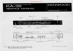 Kenwood-KA35-int-sm维修电路原理图.pdf