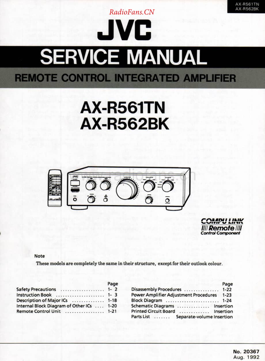 JVC-AXR562BK-int-sm维修电路原理图.pdf_第1页