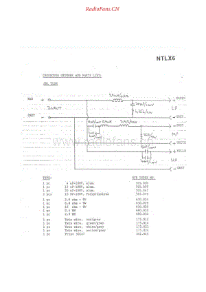 JBL-TLX6-xover-sch维修电路原理图.pdf