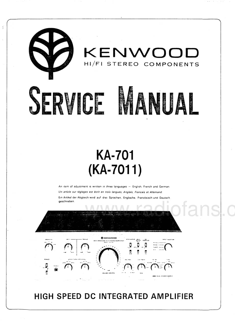 Kenwood-KA701-int-sm维修电路原理图.pdf_第1页