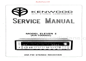 Kenwood-Elevenll-rec-sm维修电路原理图.pdf