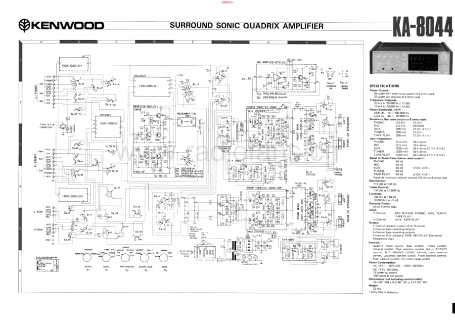 Kenwood-KA8044-int-sch维修电路原理图.pdf_第1页