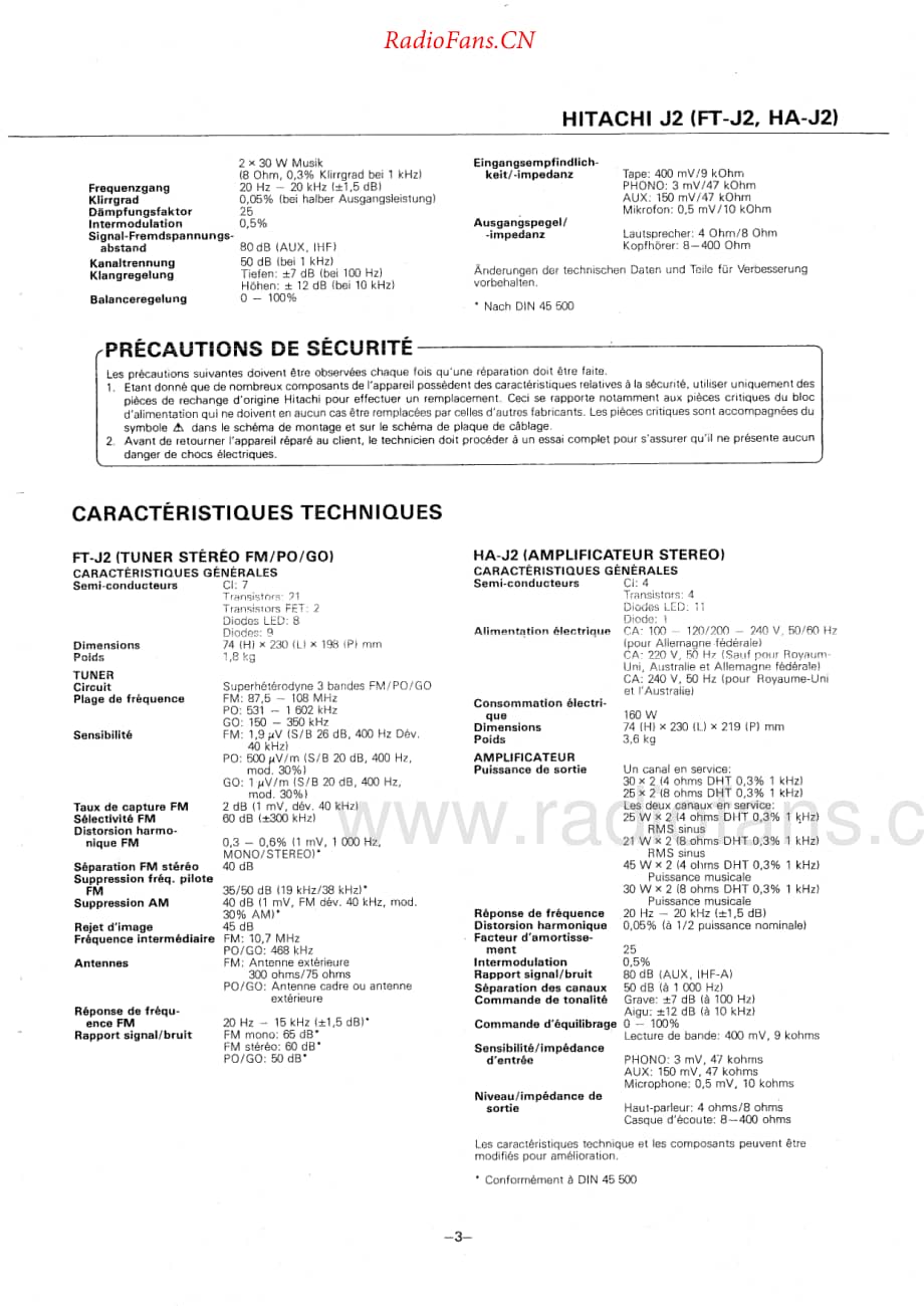 Hitachi-FTJ2-tun-sm维修电路原理图.pdf_第3页